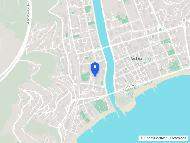 Mappa di Andora, Savona