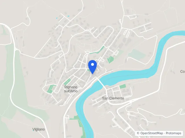 Mappa di Rignano sull'Arno, Firenze