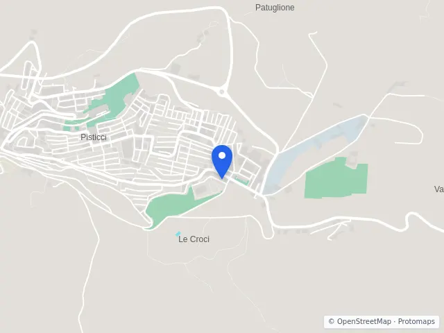 Mappa di Pisticci, Matera