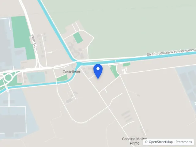 Mappa di Abbiategrasso, Milano
