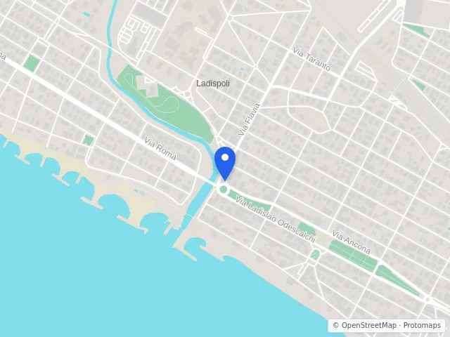 Mappa di Ladispoli, Roma