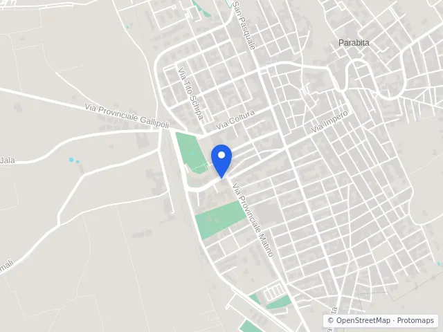 Mappa di Parabita, Lecce