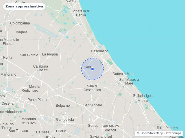 Mappa di Cesenatico, Forlì-Cesena