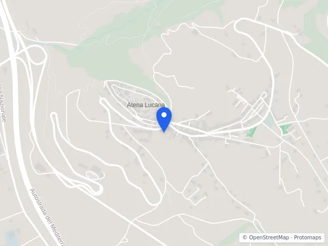 Mappa di Atena Lucana, Salerno
