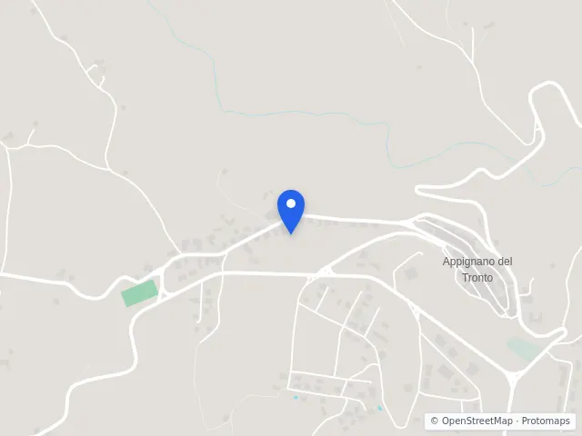 Mappa di Appignano del Tronto, Ascoli Piceno