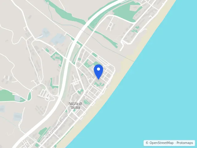 Mappa di Nizza di Sicilia, Messina