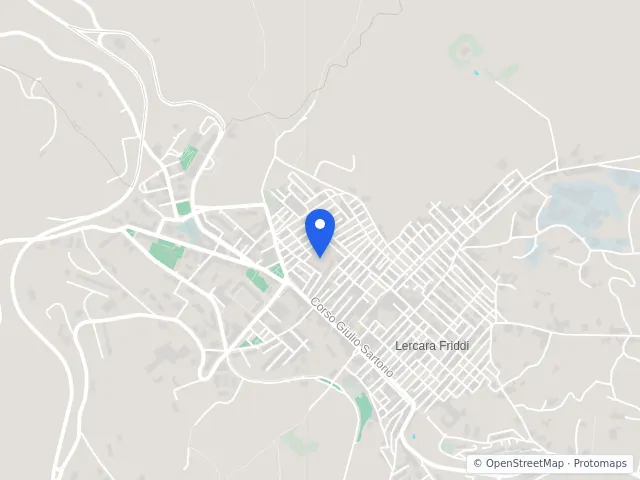 Mappa di Lercara Friddi, Palermo