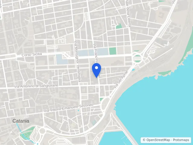 Mappa di Catania