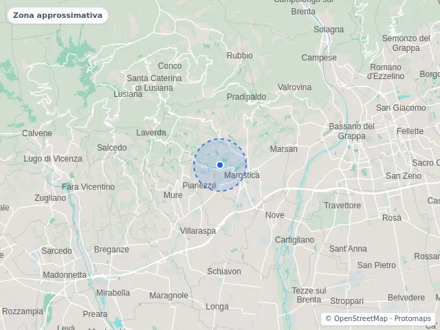 Mappa di Marostica, Vicenza