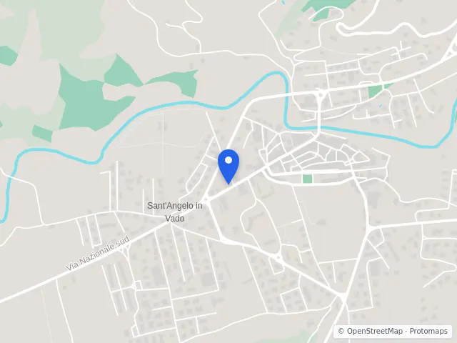 Mappa di Sant'Angelo in Vado, Pesaro e Urbino