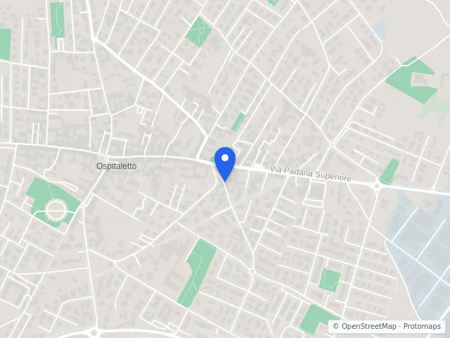 Mappa di Ospitaletto, Brescia