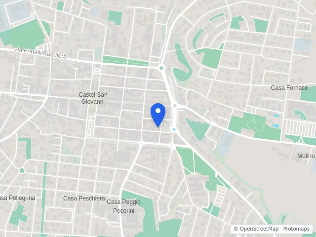 Mappa di Castel San Giovanni, Piacenza