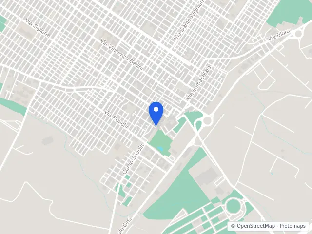 Mappa di Rosolini, Siracusa
