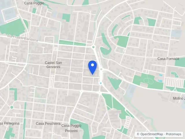 Mappa di Castel San Giovanni, Piacenza