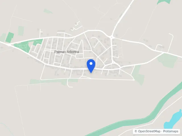 Mappa di Palmas Arborea, Oristano
