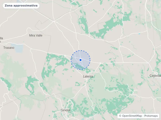 Mappa di Laterza, Taranto