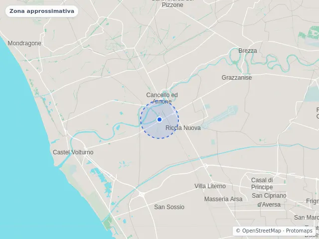 Mappa di Cancello ed Arnone, Caserta