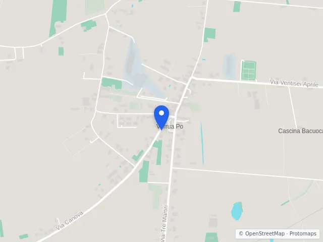 Mappa di Verrua Po, Pavia