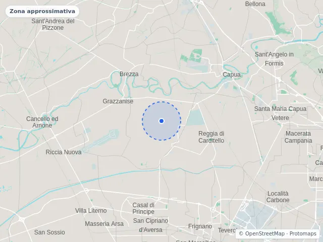 Mappa di Santa Maria la Fossa, Caserta