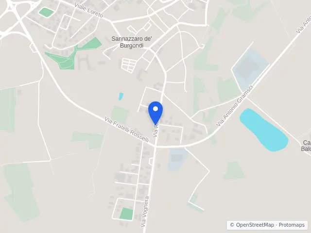 Mappa di Sannazzaro de' Burgondi, Pavia