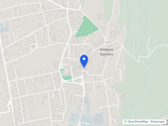 Mappa di Venegono Superiore, Varese
