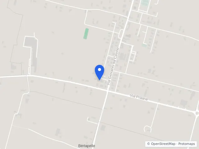 Mappa di San Giorgio delle Pertiche, Padova