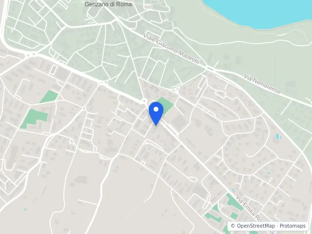 Mappa di Genzano di Roma, Roma