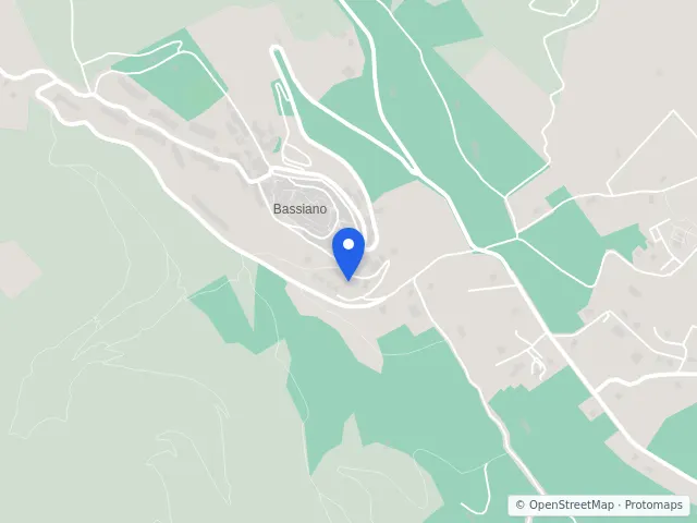 Mappa di Bassiano, Latina
