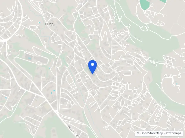 Mappa di Fiuggi, Frosinone