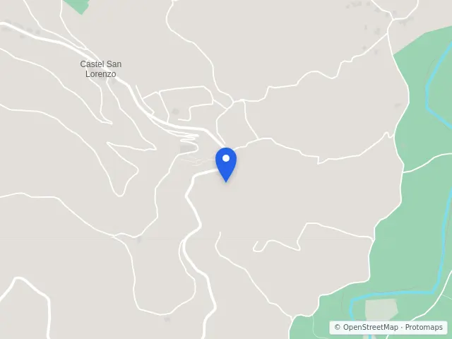Mappa di Castel San Lorenzo, Salerno