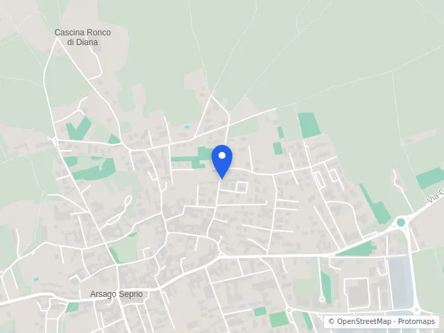 Mappa di Arsago Seprio, Varese