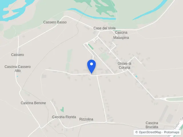 Mappa di Corana, Pavia