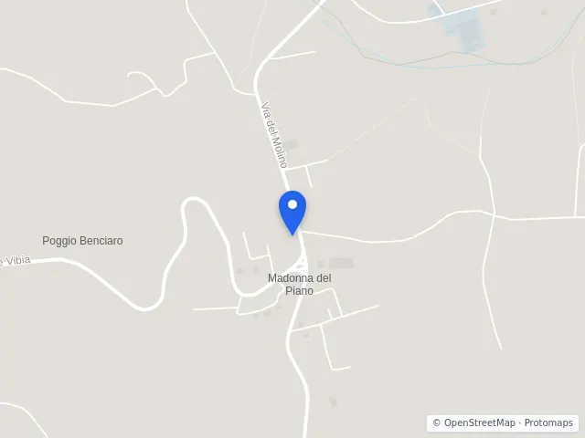 Mappa di Monte Castello di Vibio, Perugia