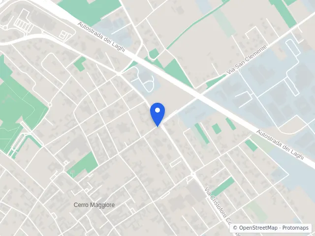Mappa di Cerro Maggiore, Milano