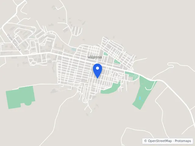 Mappa di Villarosa, Enna