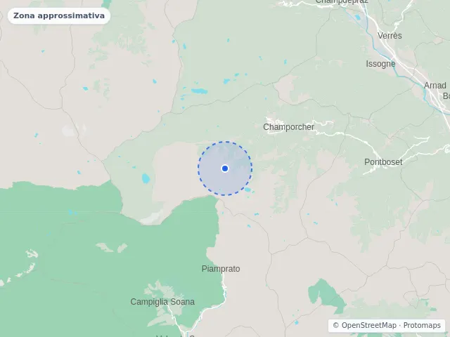 Mappa di Champorcher, Aosta