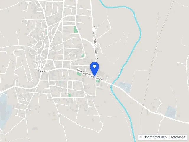 Mappa di Irgoli, Nuoro