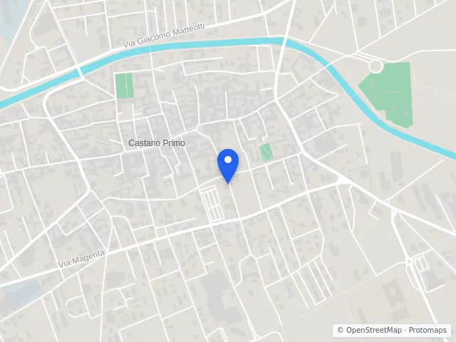 Mappa di Castano Primo, Milano