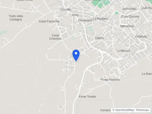 Mappa di Marcellina, Roma