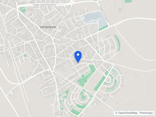 Mappa di Serramanna, Sud Sardegna