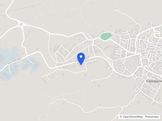 Mappa di Calangianus, Sassari