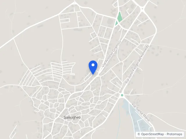 Mappa di Samugheo, Oristano