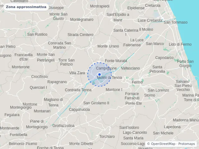Mappa di Fermo