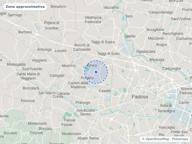 Mappa di Rubano, Padova