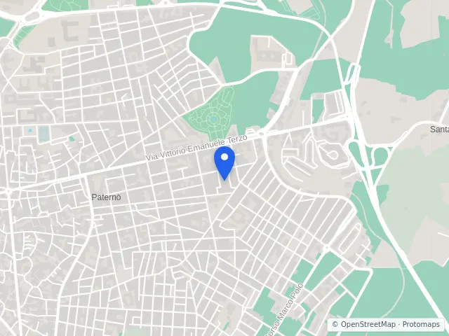 Mappa di Paternò, Catania