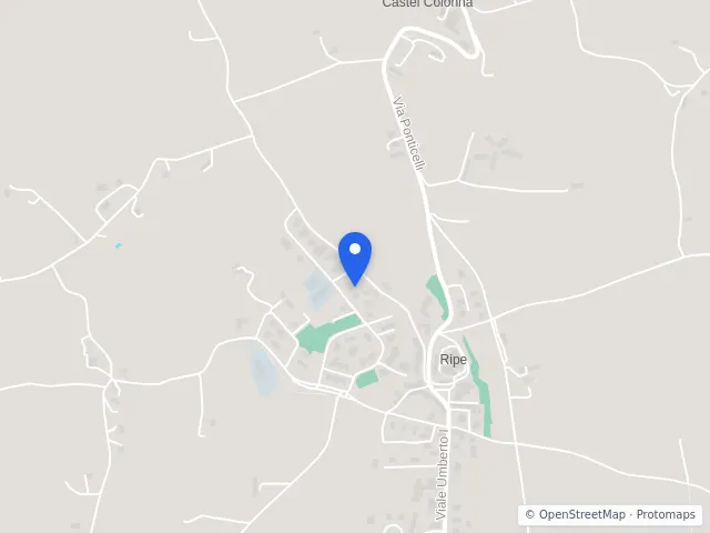 Mappa di Trecastelli, Ancona