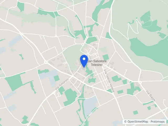 Mappa di San Salvatore Telesino, Benevento