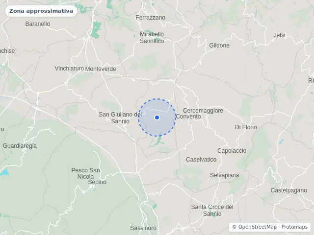 Mappa di Cercepiccola, Campobasso