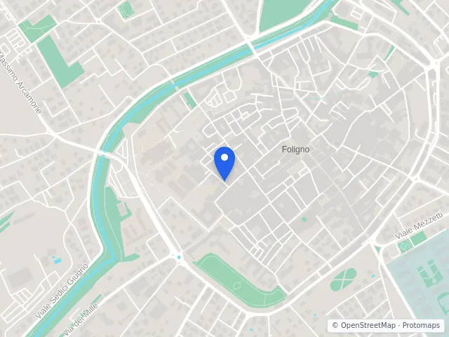 Mappa di Foligno, Perugia