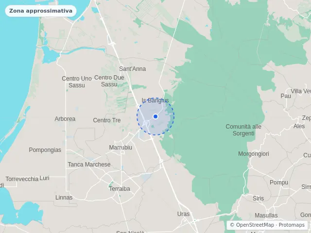 Mappa di Marrubiu, Oristano